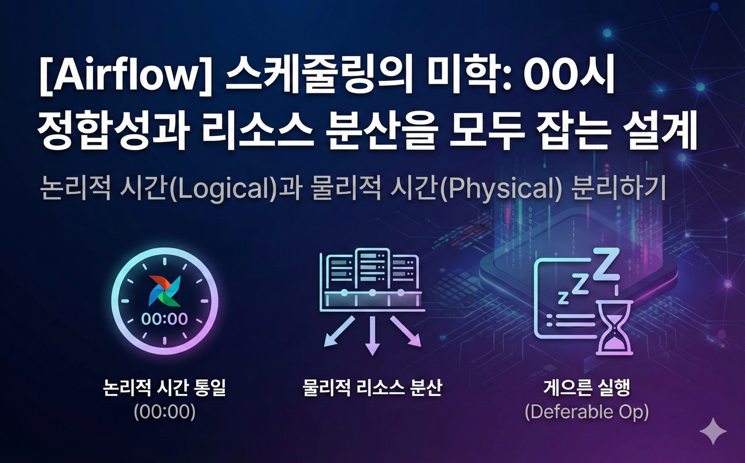 [Airflow] 스케줄링의 미학: 00시 정합성과 리소스 분산을 모두 잡는 설계
