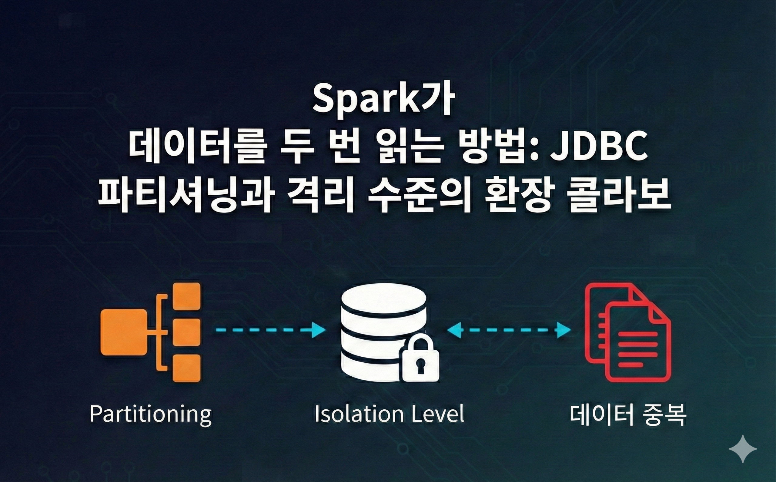 [Troubleshooting] Spark가 데이터를 두 번 읽는 방법: JDBC 파티셔닝과 격리 수준의 환장 콜라보