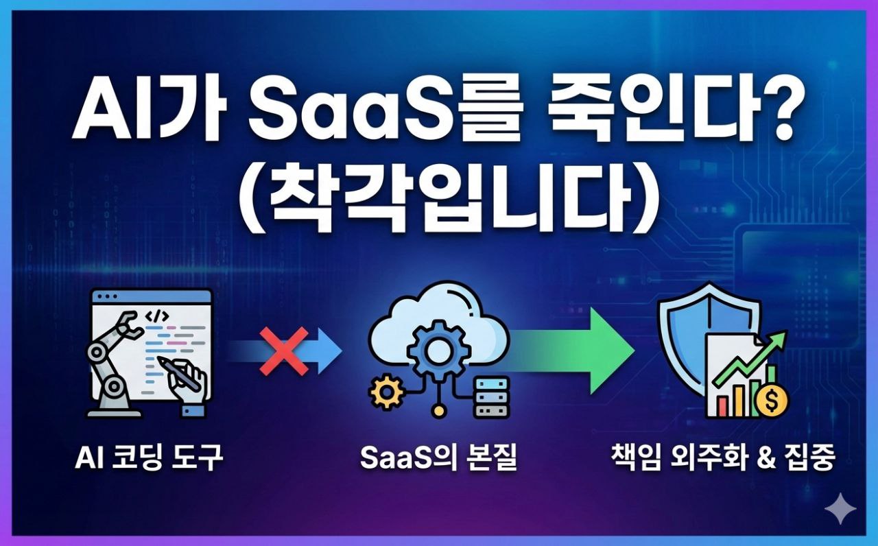 AI 코딩 에이전트가 SaaS의 종말을 부른다? (착각입니다)